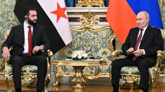 الرئيس الروسي للشرع: نهنئكم على جهودكم للحفاظ على وحدة سوريا