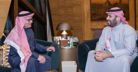 ولي العهد السعودي يستقبل عمر ياغي الفائز بـ&laquo;نوبل&raquo; في الرياض