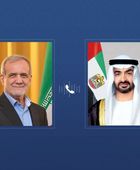 رئيس الإمارات يجري اتصالاً هاتفياً بنظيره الإيراني