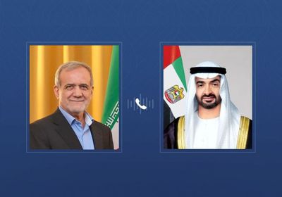 رئيس الإمارات يجري اتصالاً هاتفياً بنظيره الإيراني