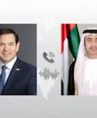 عبدالله بن زايد يتلقى اتصالاً هاتفياً من وزير الخارجية الأمريكي