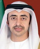 عبدالله بن زايد يستقبل الوزيرة الاتحادية للشؤون الأوروبية في أبوظبي