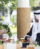 رئيس الإمارات يستقبل مديرة صندوق النقد الدولي في أبوظبي