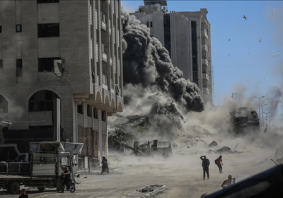 عملية نسف واسعة في خان يونس