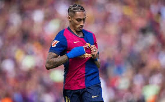رافينيا لاعب برشلونة يغيب لمدة أسبوع بسبب إصابة في الساق