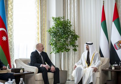 رئيسا الإمارات وأذربيجان يبحثان علاقات التعاون بين البلدين