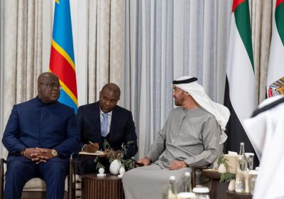 محمد بن زايد يبحث مع رئيس الكونغو سبل تعزيز العلاقات الثنائية