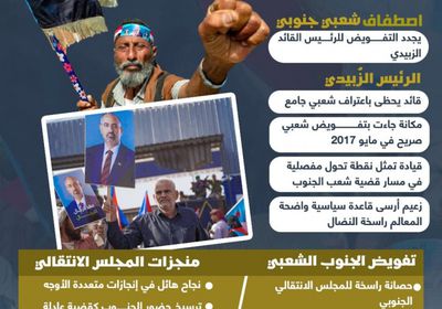 الجنوب دولتنا وعيدروس رئيسنا (إنفوجراف)