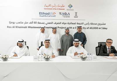 تحالف إماراتي فرنسي يطلق أضخم مشروع لمعالجة الصرف الصحي