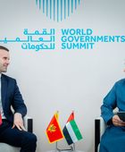 عبدالله بن زايد يستقبل رئيس وزراء مونتينيغرو في دبي