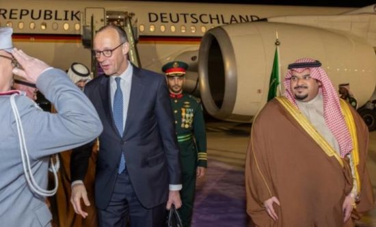 المستشار الألماني يصل الرياض