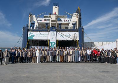 وصول سفينة صقر الإنسانية إلى ميناء العريش محمّلة بـ 4000 طن مساعدات