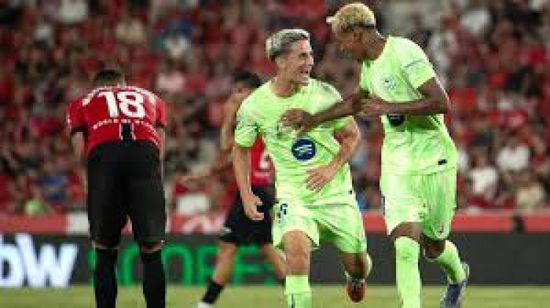 برشلونة يهزم مايوركا بثلاثية ليبتعد بالصدارة