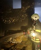 مصرع 5 أشخاص وإصابة 10 آخرين في حريق منزل بمدينة حمص