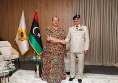 حفتر يبحث مع بعثة الأمم المتحدة الاستعداد للانتخابات في ليبيا