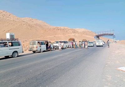 منع متظاهري بروم ميفع من التحرك إلى المكلا