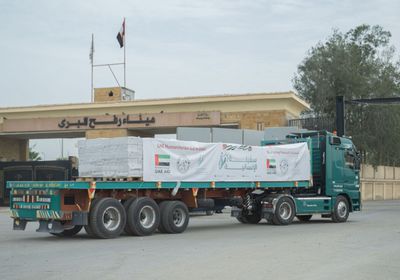 الإمارات.. دخول أول دفعة من مساعدات سفينة صقر الإنسانية إلى غزة