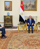 السيسي يستقبل رئيس الاستخبارات الروسية