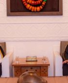 الأمير محمد بن سلمان يستقبل ولي العهد البحريني في الدرعية