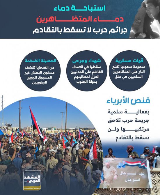 استباحة دماء المتظاهرين.. جرائم حرب لا تسقط بالتقادم (إنفوجراف)