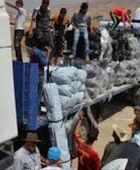 25 شاحنة مساعدات إنسانية من ديار بكر التركية تصل إلى كوباني السورية