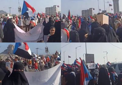 متظاهرو الغيضة يطالبون باستعادة دولة الجنوب