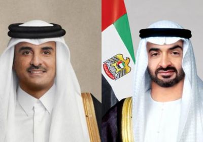 الشيخ محمد بن زايد في مقدمة مستقبليه.. أمير قطر يصل إلى الإمارات