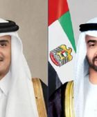 الشيخ محمد بن زايد وأمير قطر يبحثان ولجهود المبذولة بشأن التطورات الإقليمية