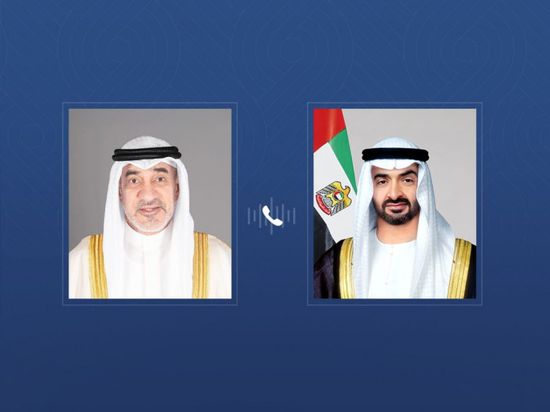هاتفياً.. رئيس الإمارات يطمئن على صحة وزير الداخلية الكويتي