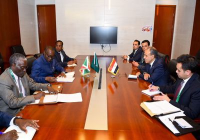 وزير الخارجية المصري يبحث مع نظيره البوروندي تعزيز العلاقات الثنائية