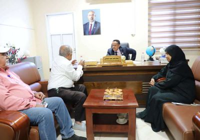 الحالمي وباحشوان يبحثان سير عمل نقابة "الصحفيين الجنوبيين"