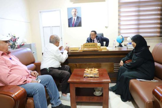 الحالمي وباحشوان يبحثان سير عمل نقابة "الصحفيين الجنوبيين"