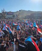 الجماهير تواصل الزحف للمشاركة في مليونية الثبات بالضالع