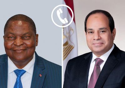 السيسى يهنئ رئيس أفريقيا الوسطى بمناسبة إعادة انتخابه لولاية جديدة