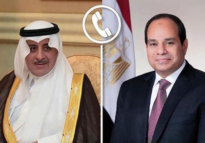 السيسي يتلقى اتصالًا هاتفيًا من أمير تبوك للتهنئة بحلول شهر رمضان