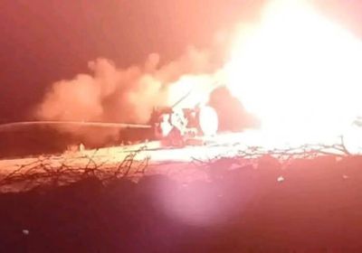 استهداف تجمع آليات حوثية شمال الضالع