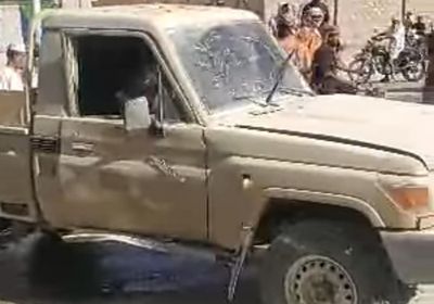 انفجار عبوة ناسفة في طقم عسكري لـ"درع الوطن" بسيئون