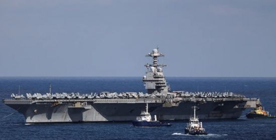 حاملة الطائرات الأمريكية جيرالد فورد تتجه للرسو في إسرائيل