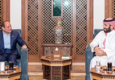 الرئيس السيسي وولي العهد السعودي يبحثان التطورات الإقليمية