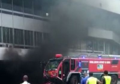 إصابات في حريق بمطار دولي في لاغوس النيجيرية