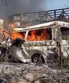 مصرع 16 في حادث مروري مروع بمديرية المحفد