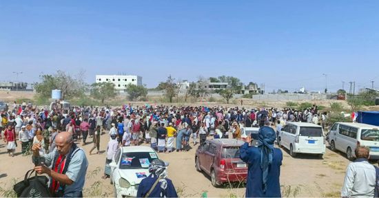 تشييع جثمان الشهيد عبدالسلام الشبحي في لحج