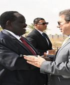 رئيس المخابرات المصرية يلتقي وفدا رفيع المستوى من جنوب السودان