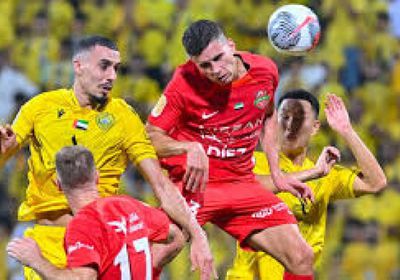 شباب الأهلي يتصدر الدوري الإماراتي بالتعادل مع الوصل