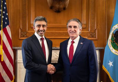 الشيخ عبدالله بن زايد يلتقي وزير الداخلية الأمريكي في واشنطن