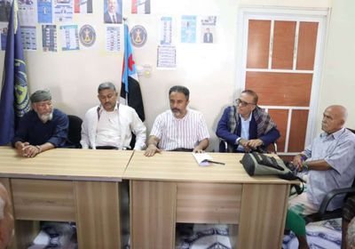 انتقالي أبين يناقش الاستعدادات لمليونية الثبات والقرار في عدن