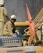 إيران.. اندلاع حريق ضخم في مصنع أحذية جنوبي طهران