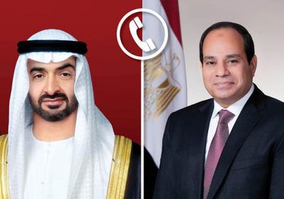 الرئيس السيسي يُجري اتصالاً هاتفياً بنظيره الإماراتي