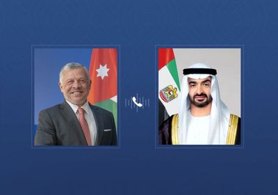 هاتفياً.. رئيس الإمارات وعاهل الأردن يبحثان تطورات الأوضاع الراهنة