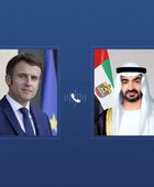 رئيس الإمارات يتلقى اتصالاً هاتفياً من نظيره الفرنسي